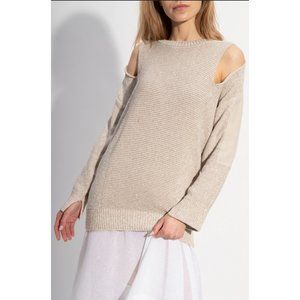 Stella McCartney beige organic cotton jumper sweater size 36 designer